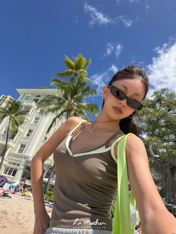雙色假兩件背心(闆娘.花花清單)